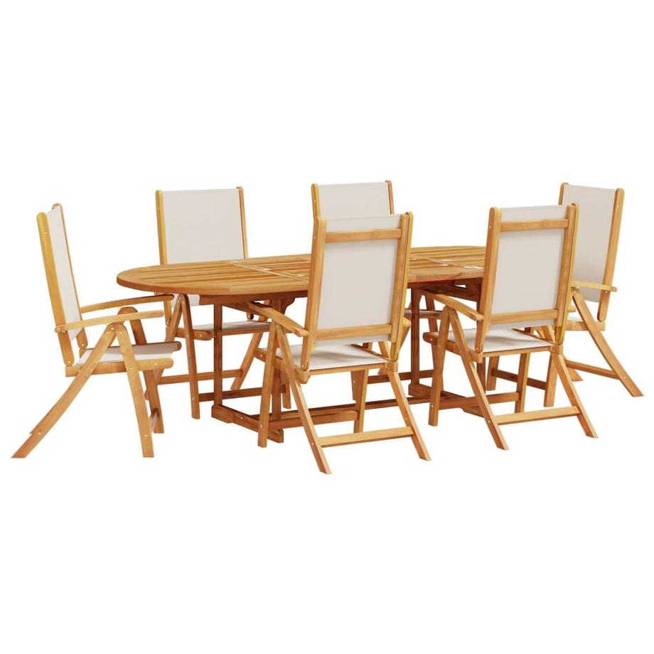 set da pranzo da giardino Legno di acacia