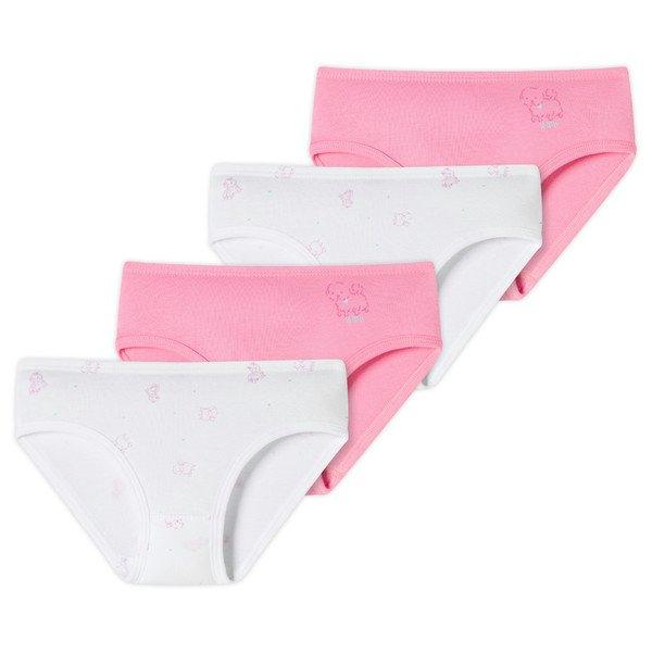 Schiesser  4er Pack Kids Girls Feinripp Organic Cotton - Hüftslip 