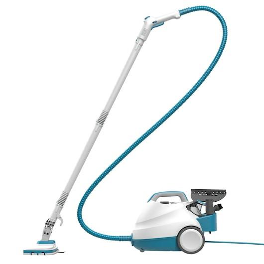 BLACK+DECKER Black & Decker BHSMP2008-QS nettoyeur vapeur Nettoyeur vapeur traineau 1,2 L 2000 W Bleu, Gris, Blanc  