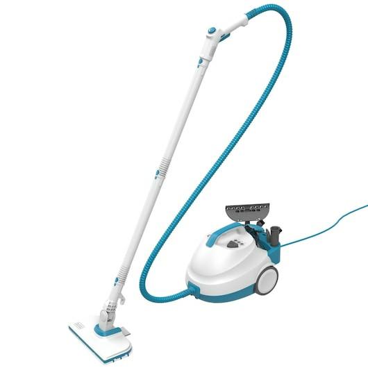 BLACK+DECKER Black & Decker BHSMP2008-QS nettoyeur vapeur Nettoyeur vapeur traineau 1,2 L 2000 W Bleu, Gris, Blanc  