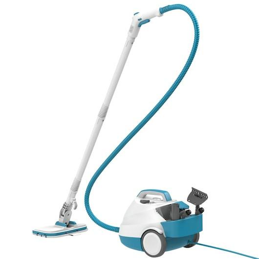 BLACK+DECKER Black & Decker BHSMP2008-QS nettoyeur vapeur Nettoyeur vapeur traineau 1,2 L 2000 W Bleu, Gris, Blanc  