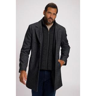 JP1880 Cappotto Misto Lana Inserto Trapuntato Revers  