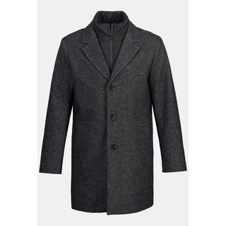 JP1880 Cappotto Misto Lana Inserto Trapuntato Revers  