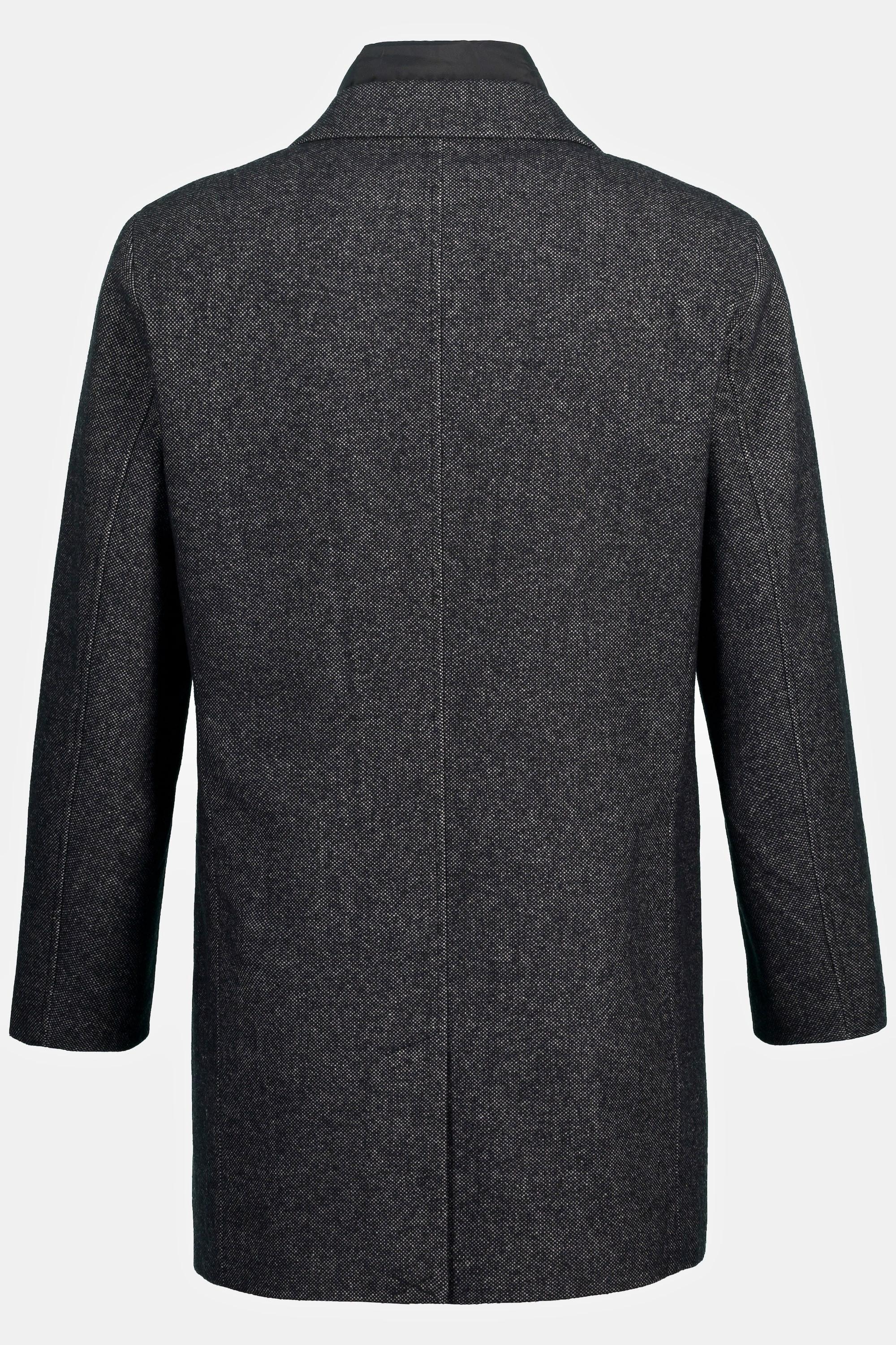 JP1880 Cappotto Misto Lana Inserto Trapuntato Revers  