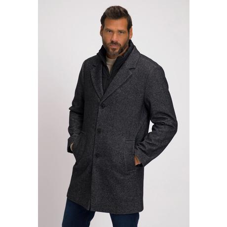 JP1880 Cappotto Misto Lana Inserto Trapuntato Revers  