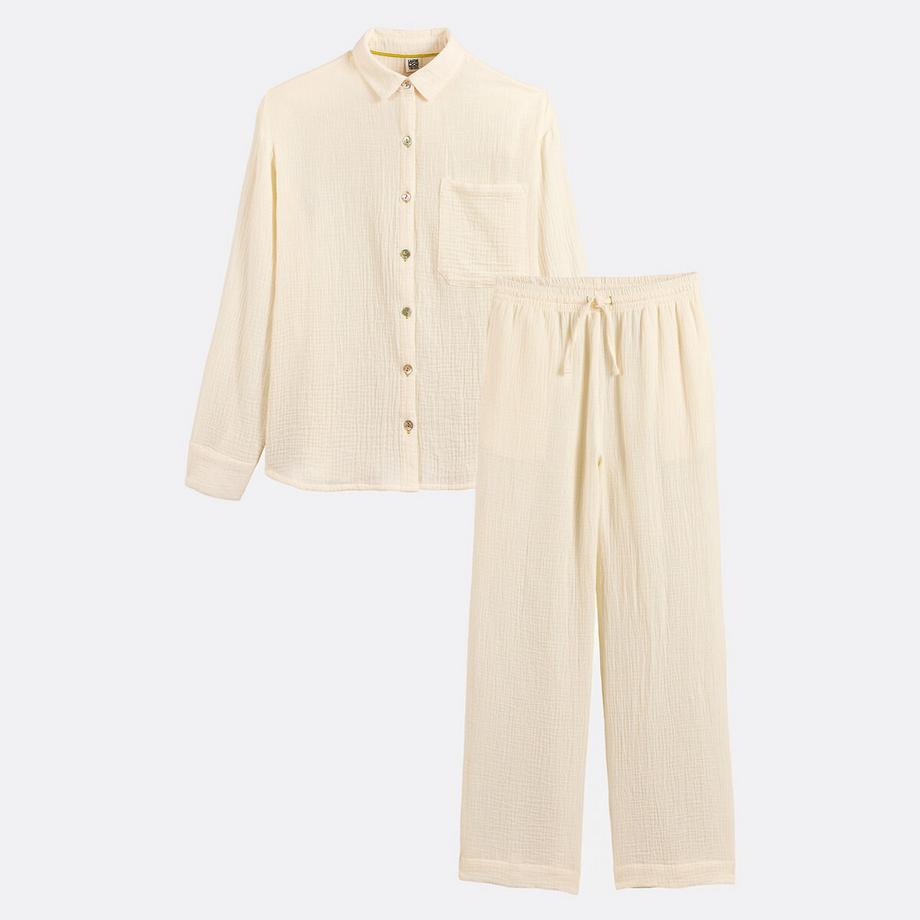 La Redoute Collections Pyjama en gaze de coton  