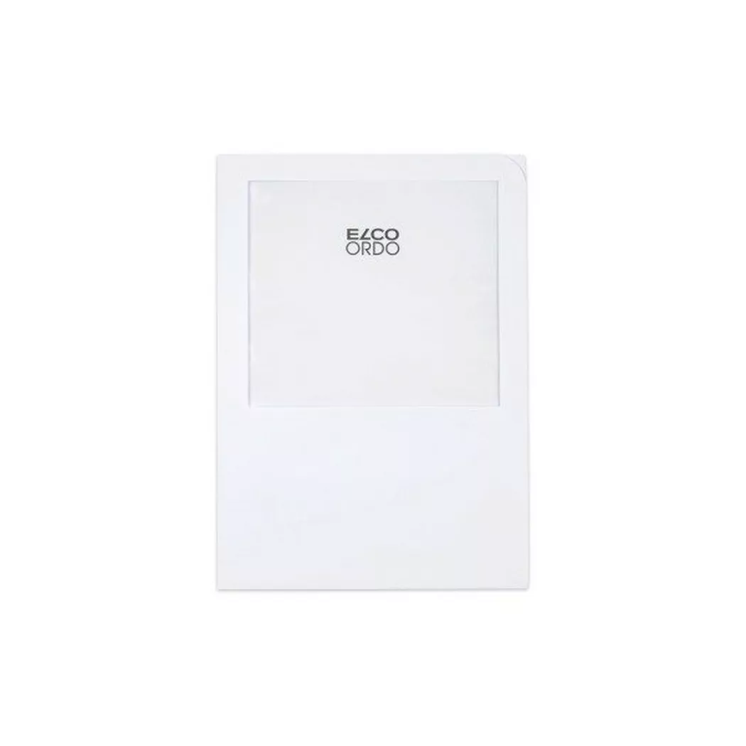 elco – Organisationsmappen Ordo A4 29464.10 weiss 100 Stück, One Size