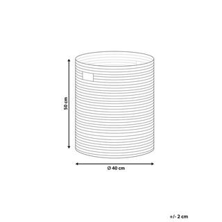 Beliani Korb en Alghe marine Rustico MONGCAI  