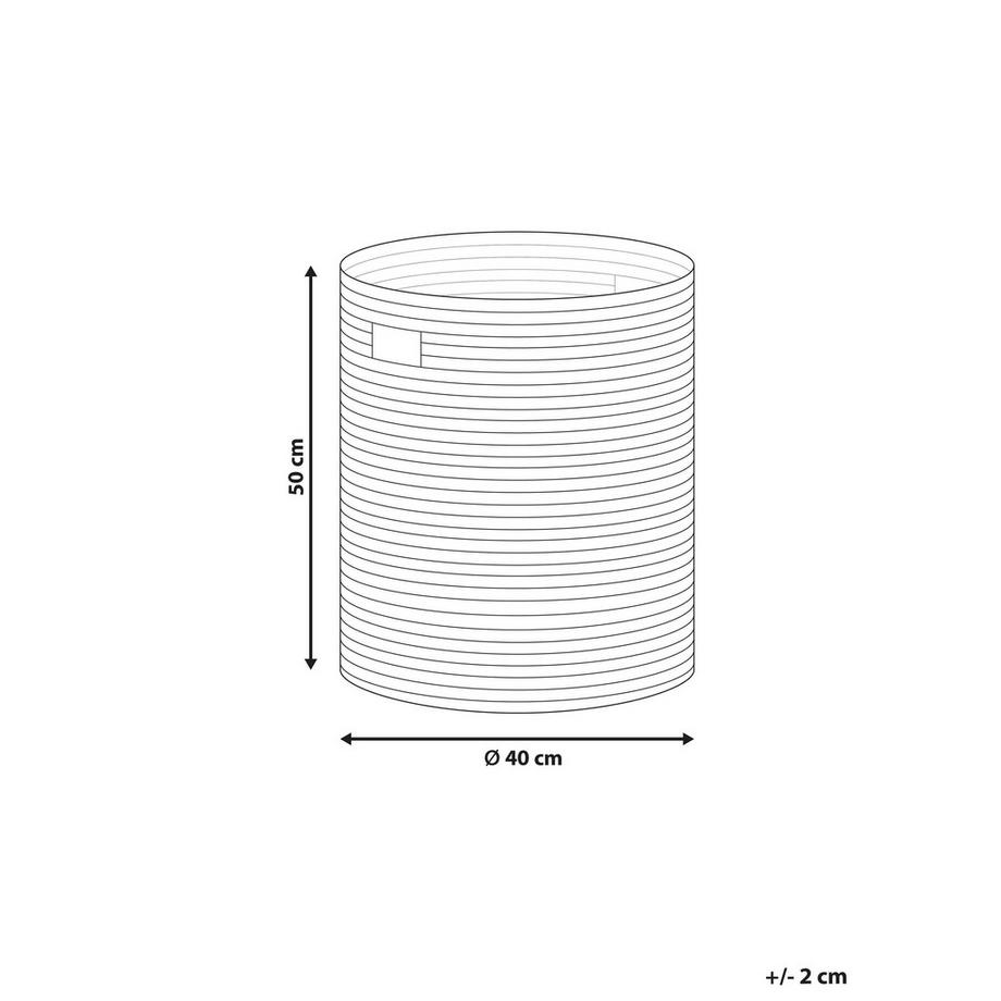 Beliani Korb en Alghe marine Rustico MONGCAI  