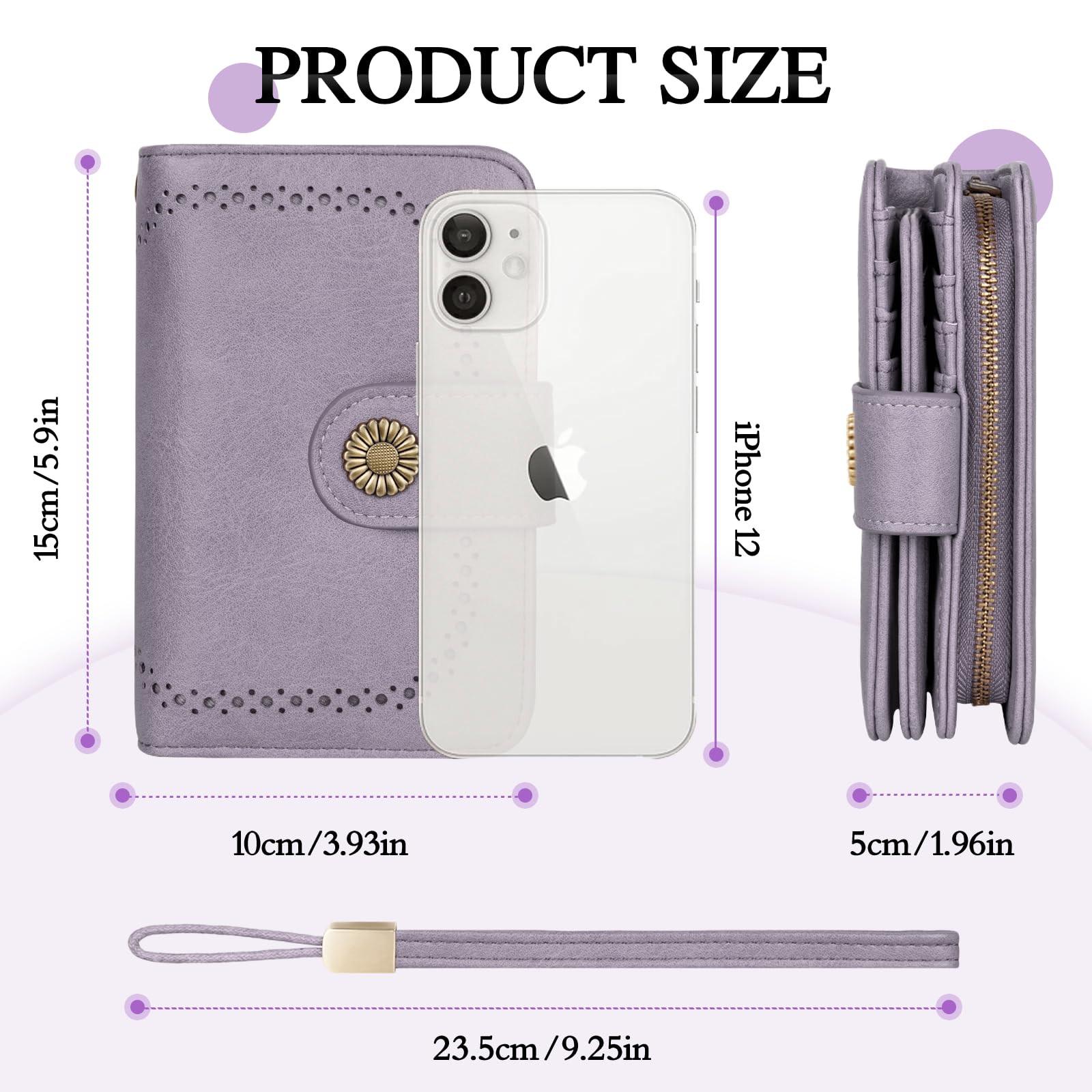 Only-bags.store Große Kapazität PU-Leder Vintage Brieftasche  