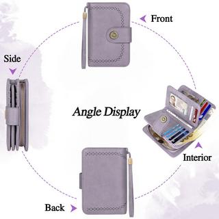 Only-bags.store Große Kapazität PU-Leder Vintage Brieftasche  