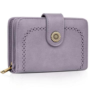 Brieftasche Große Kapazität PU-Leder Vintage Brieftasche