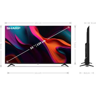 SHARP  TV 55GL4260E 55, 3840 x 2160 (Ultra HD 4K), LED-LCD 