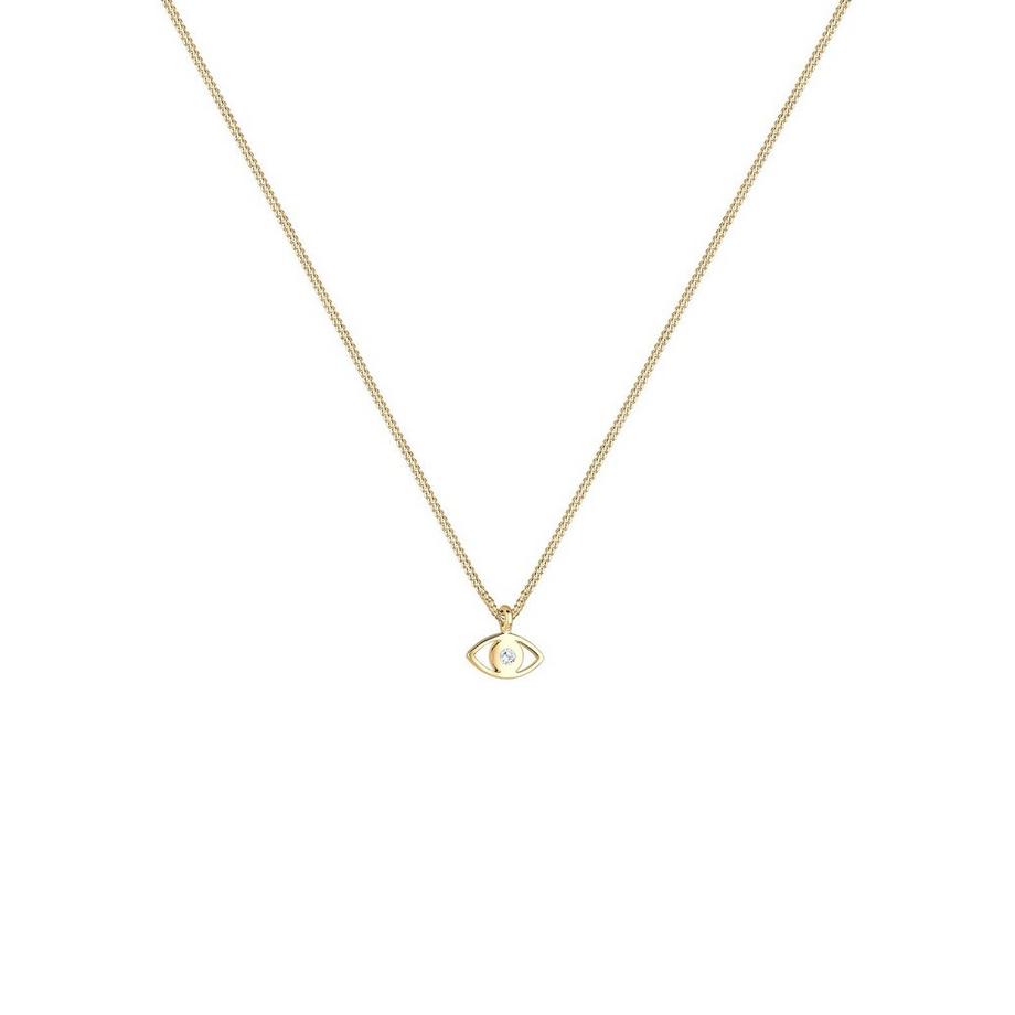 Elli  Collier Evil Eye Pendentif Symbole Avec Cristal Bleu 