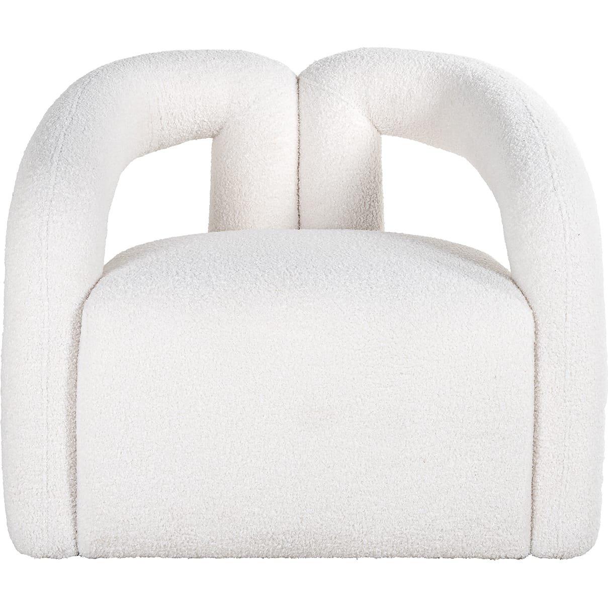 mutoni Fauteuil Dana blanc  