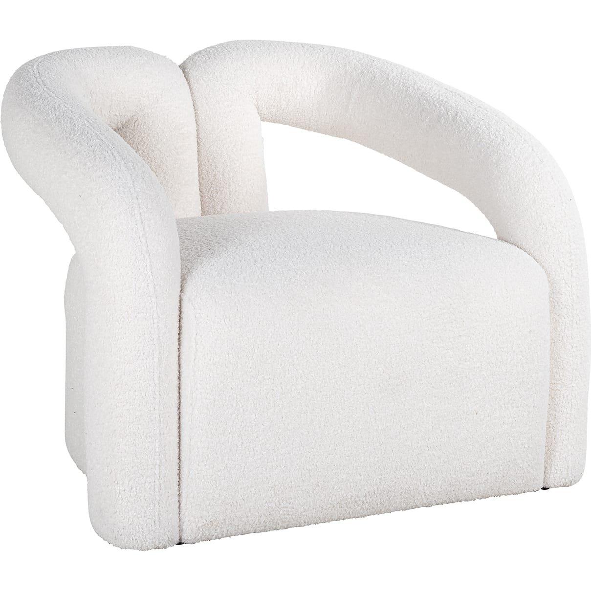 mutoni Fauteuil Dana blanc  