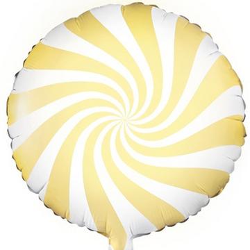 Gelber Yummy Candy Folienluftballon