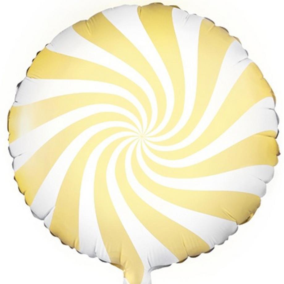 Ballon Alu Yummy Candy Jaune