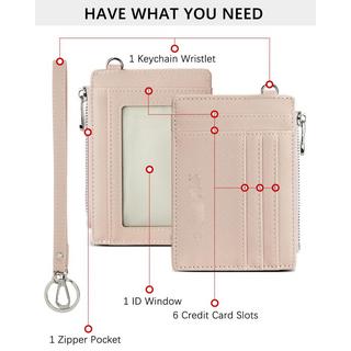 Only-bags.store Kleines PU Leder Kreditkartenetui RFID Schutz Portemonnaie  