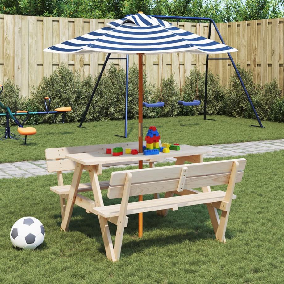 VidaXL Picknicktisch holz  