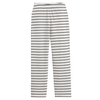 La Redoute Collections  Jerseyhose mit weitem Bein und Streifen 