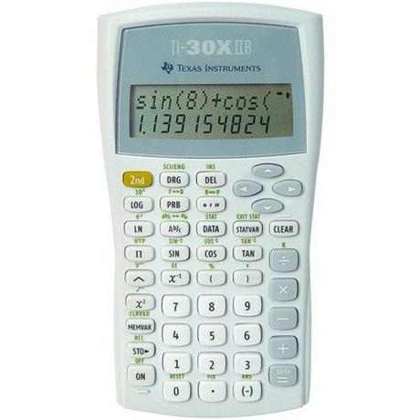 Texas Instruments Texas Instruments TI-30 X IIB Calcolatrice per la scuola Argento Display (cifre): 11 a batteria (L x A x P) 82 x 19 x 15  