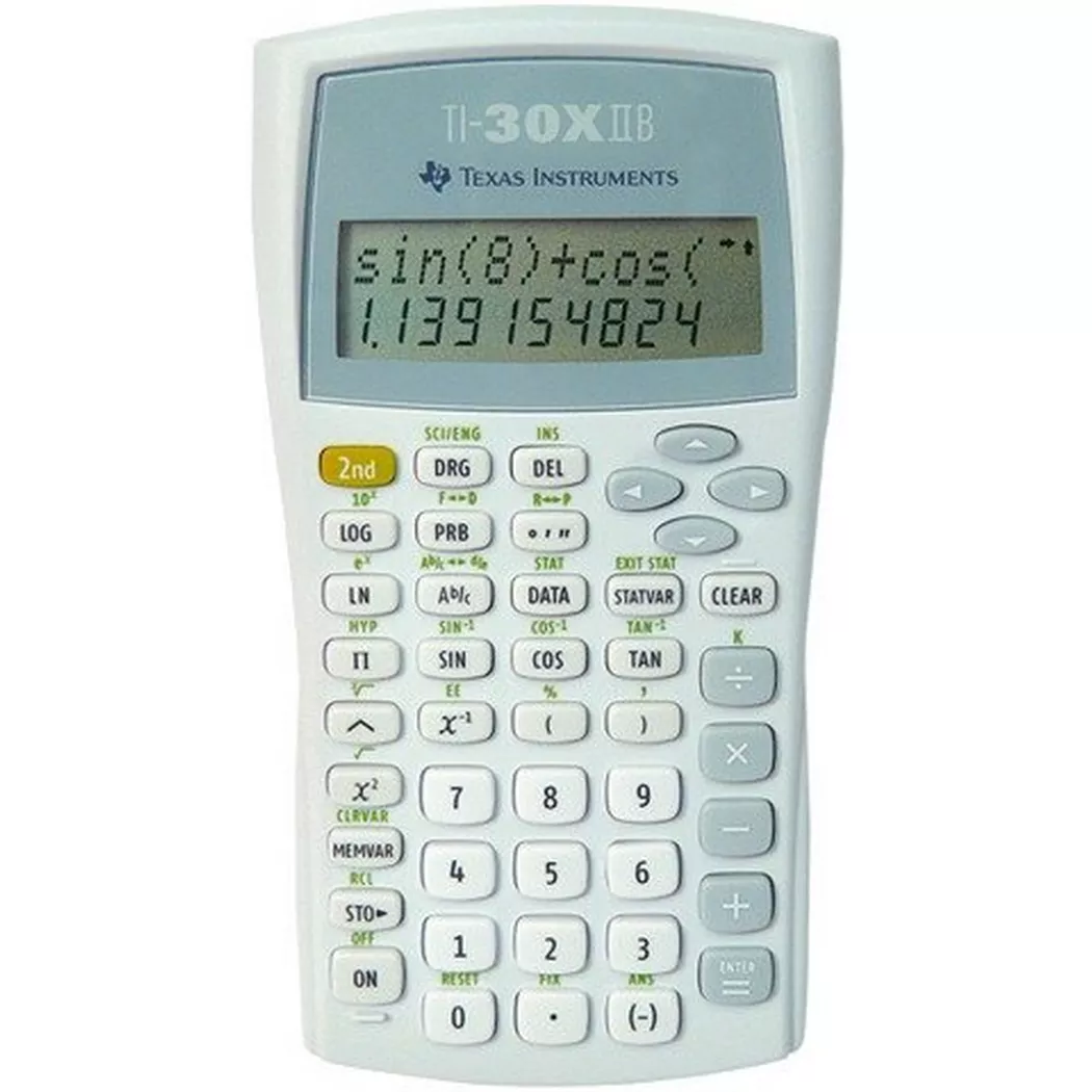 Texas Instruments -  Calculatrice scolaire 1 pcs, Gris Tourterelle