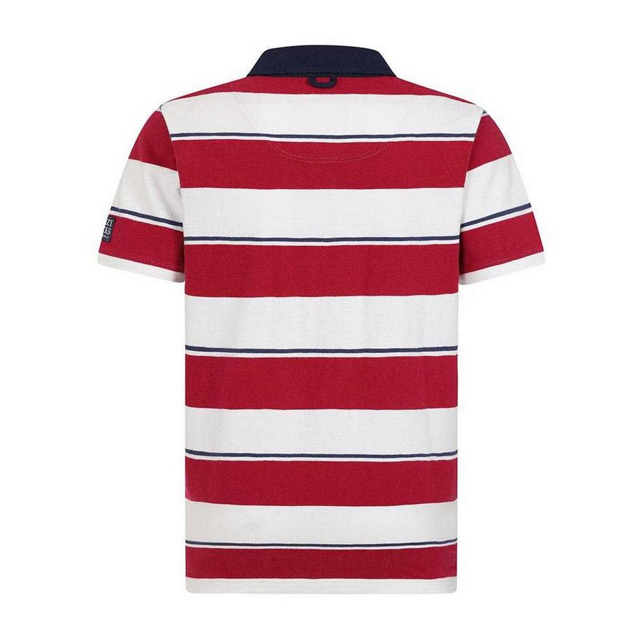 Lazy Jacks Rugby Gestreiftes Kurzarm Poloshirt  
