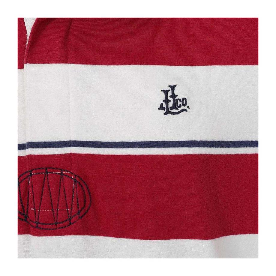 Lazy Jacks Rugby Gestreiftes Kurzarm Poloshirt  