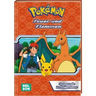 Pokémon Lesebuch: Feuer und Flammen Kein Autor Copertina rigida 