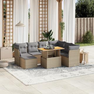 VidaXL Garten sofagarnitur poly-rattan  