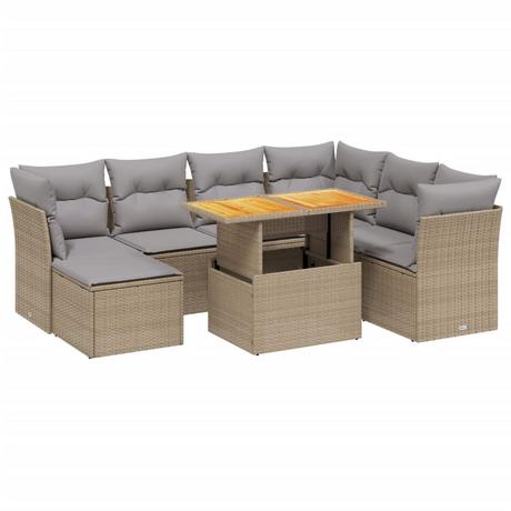 VidaXL Garten sofagarnitur poly-rattan  