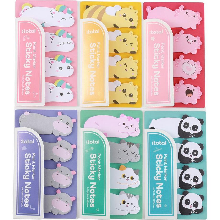 I-Total Haftnotizen Cute Animals  