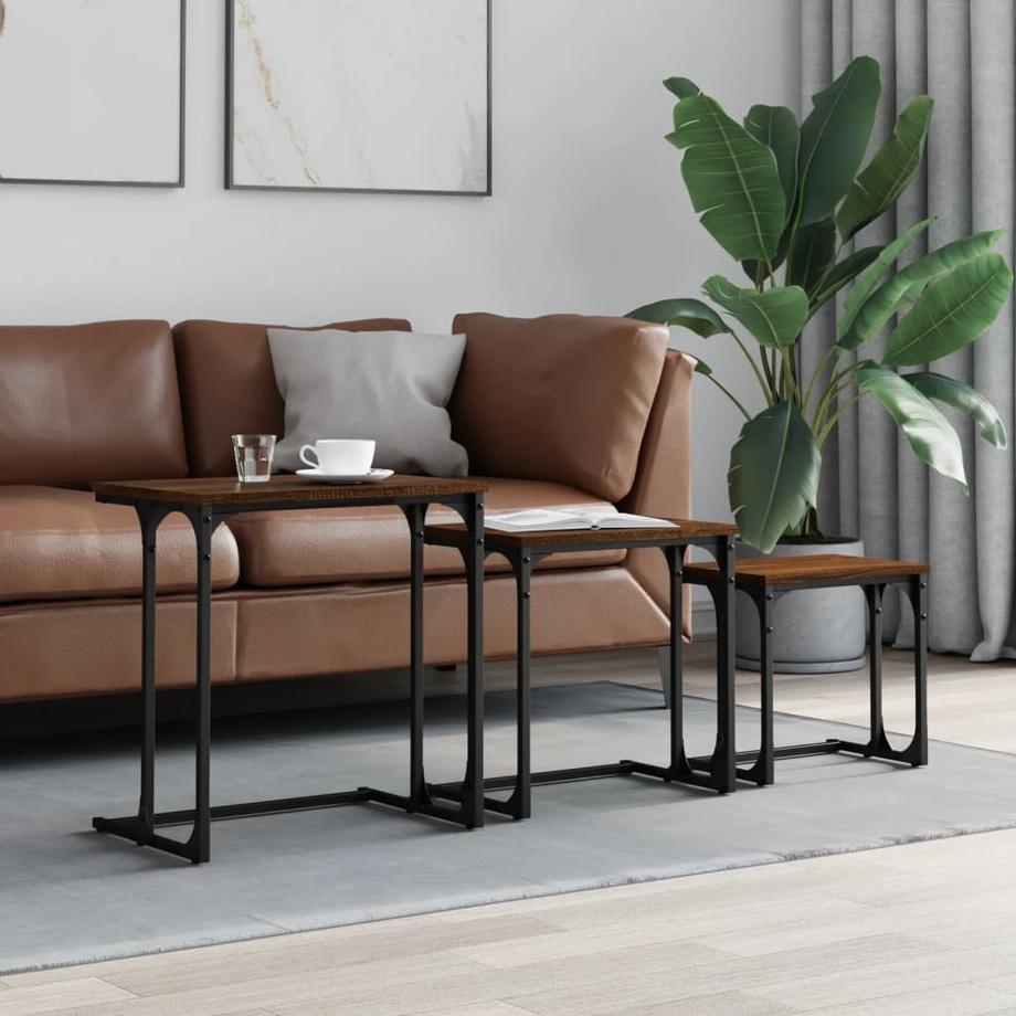 VidaXL Satztisch holzwerkstoff  