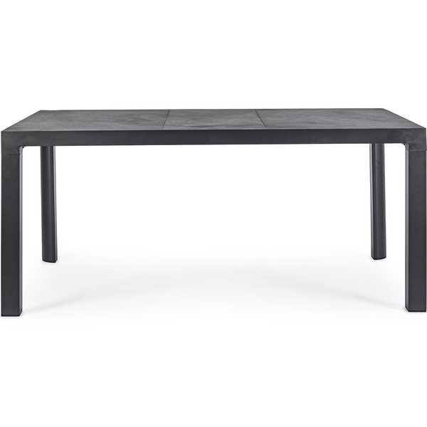 mutoni Table de jardin Mason 160x90 anthracite  