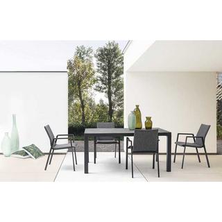 mutoni Table de jardin Mason 160x90 anthracite  