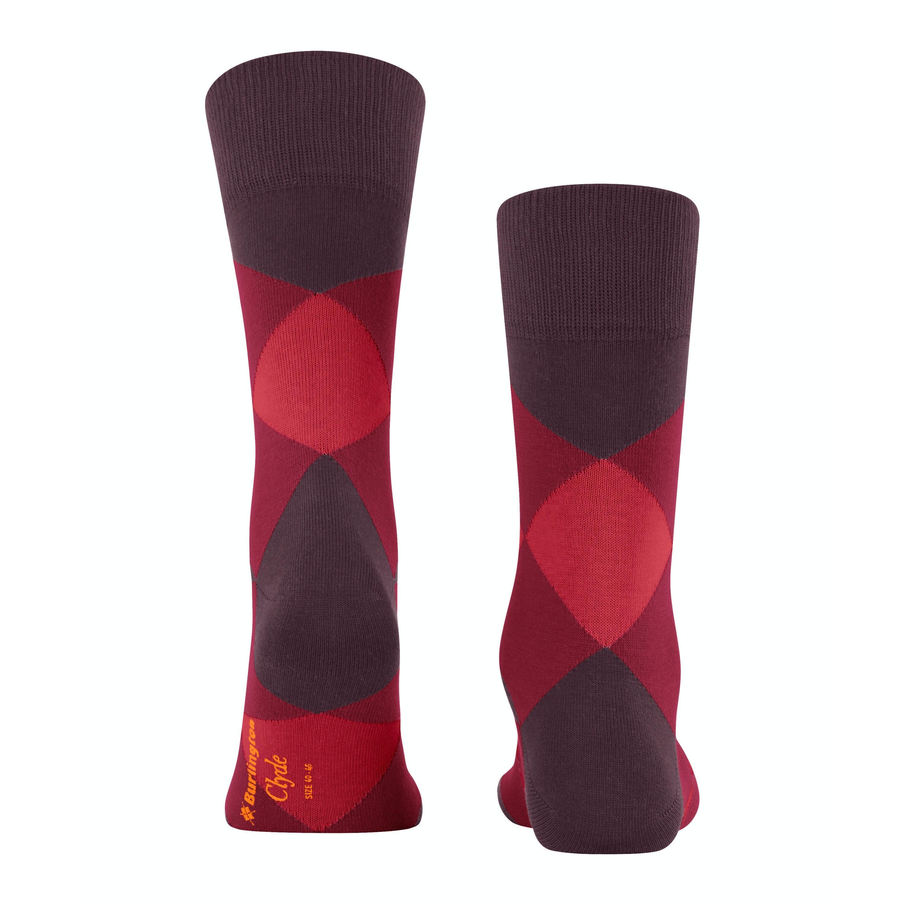 Burlington Clyde SO Chaussettes Hauteur Mollet Argyle  