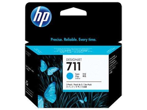 Hewlett-Packard  Nr. 711 Cartuccia d'inchiostro (3x29ml) - ciano 