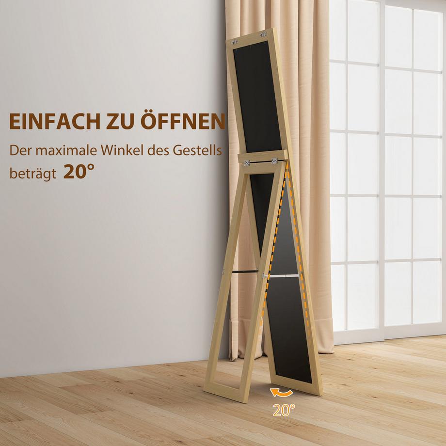 HOMCOM Miroir en pied  