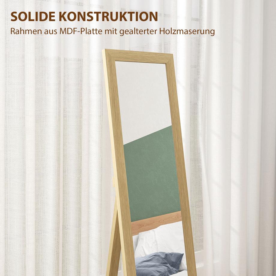 HOMCOM Miroir en pied  