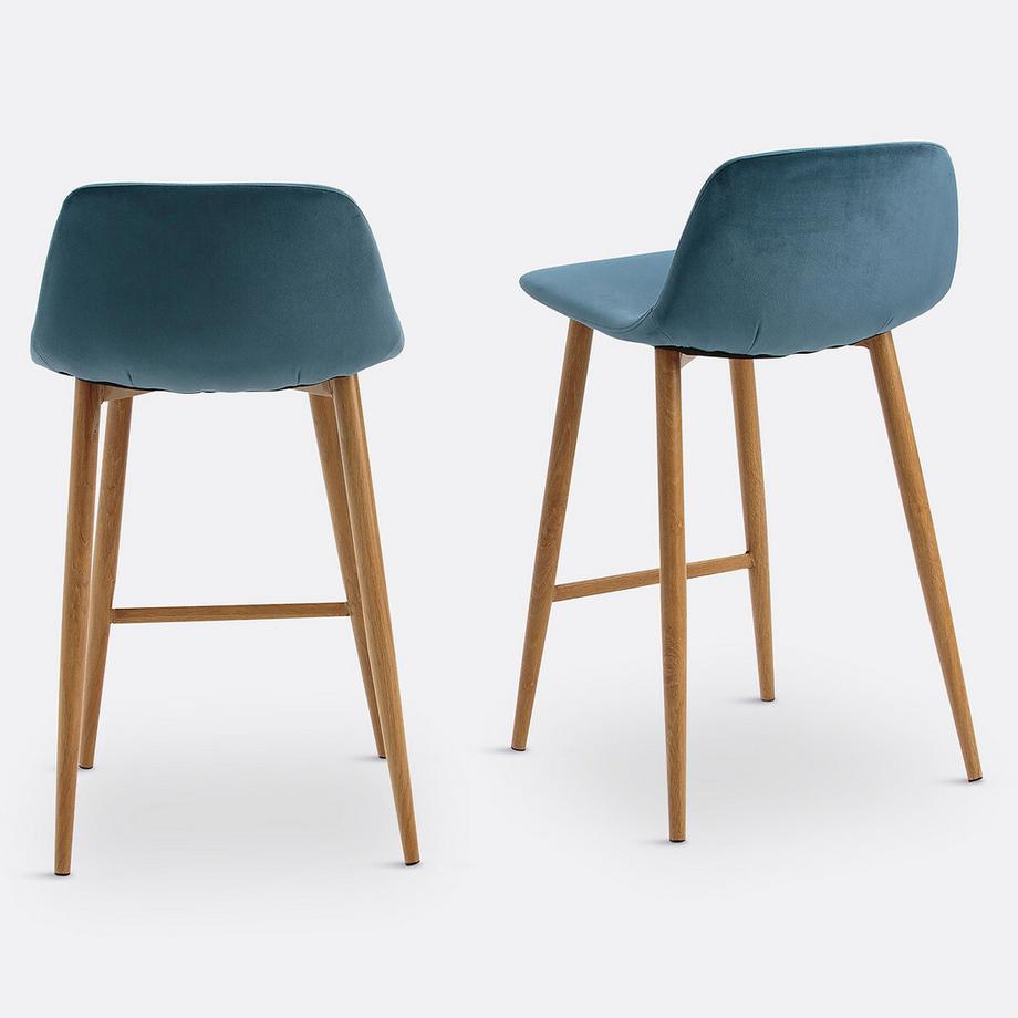 La Redoute Intérieurs Lot de 2 chaises de bar mi-hauteur Lavergne  