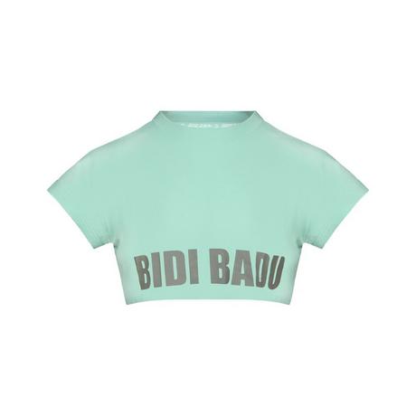 Bidi Badu  Abdominis Crop Move T-Shirt - mint 