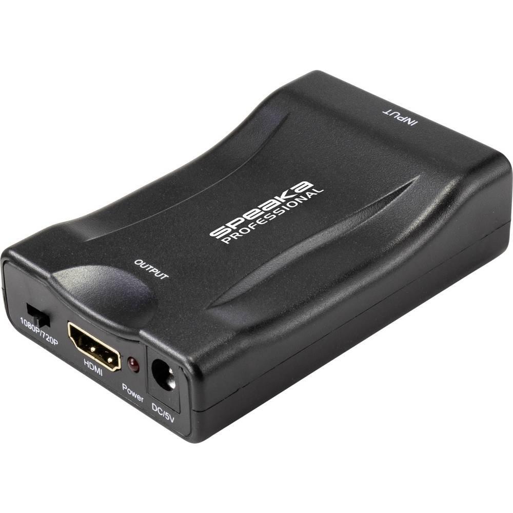 SpeaKa Professional  Speaka Professional AV SCART auf HDMI 1920 x 1080 Pixel 