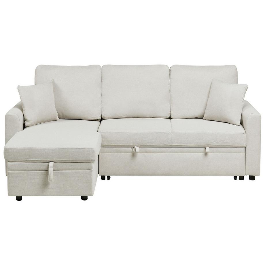 Canapé d'angle en Lin synthétique Scandinave NASSJO