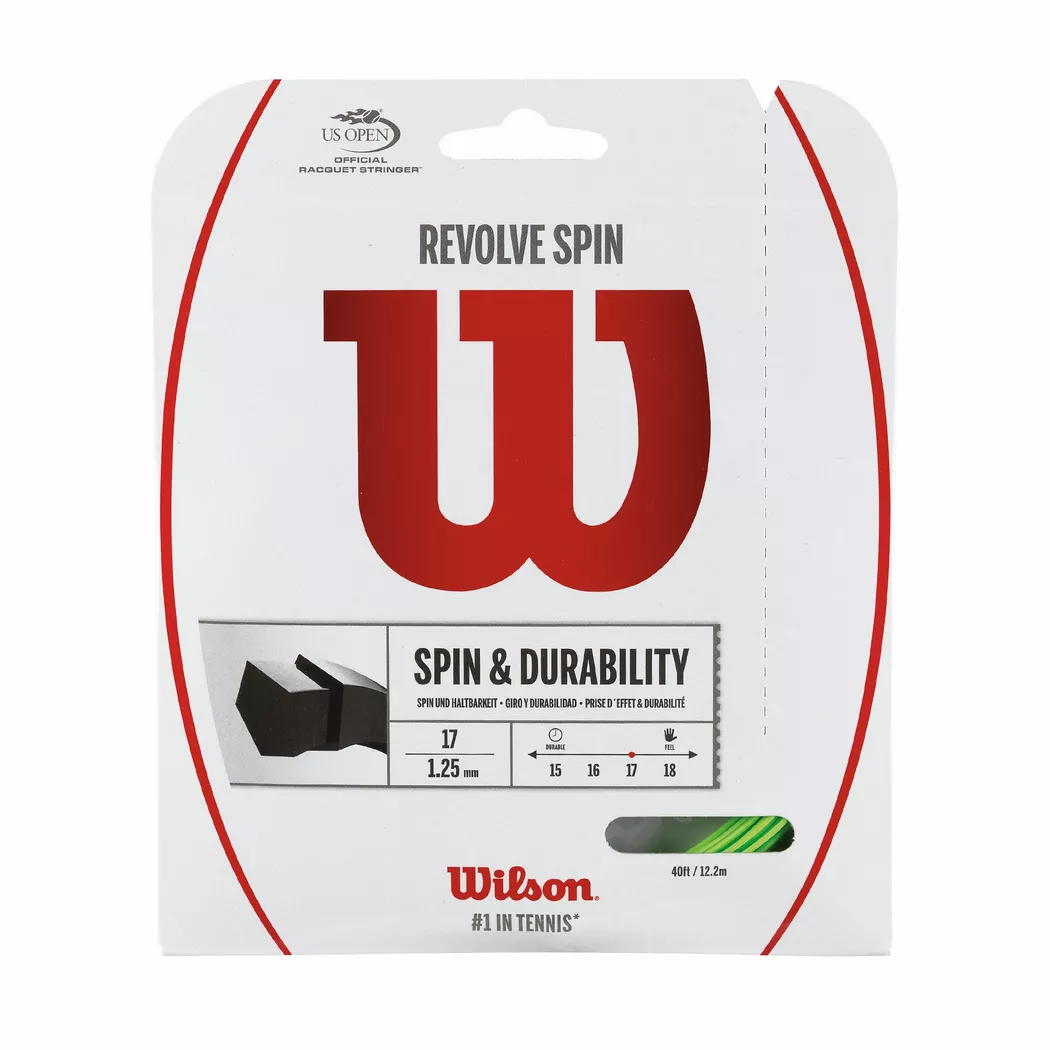 Wilson Revolve Spin Saitenset 12, 2m - Grün