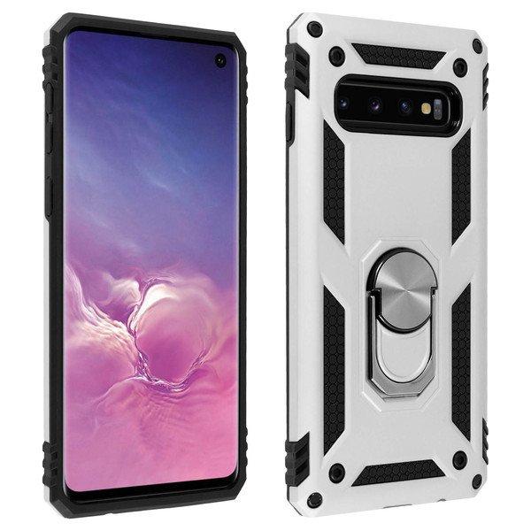 Avizar  Cover Antiurto Galaxy S10 Argento 