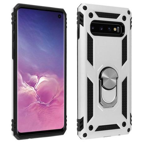 Avizar  Cover Antiurto Galaxy S10 Argento 