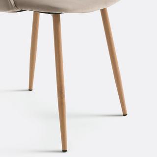 La Redoute Intérieurs 2er-Set Esszimmerstühle Lavergne  