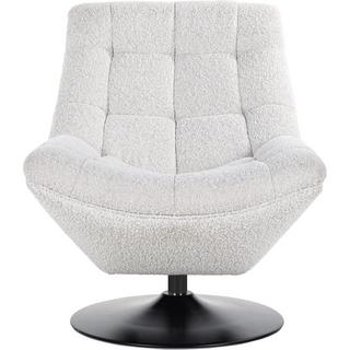 mutoni Chaise pivotante Richelle blanc noir  