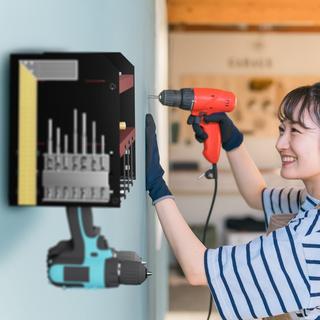 B2X Portautensili da parete per 4 cacciaviti a batteria  